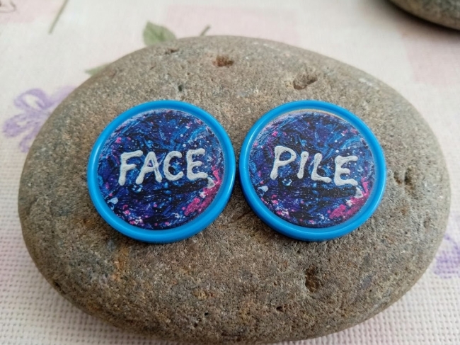 Pile ou face modèle jetons